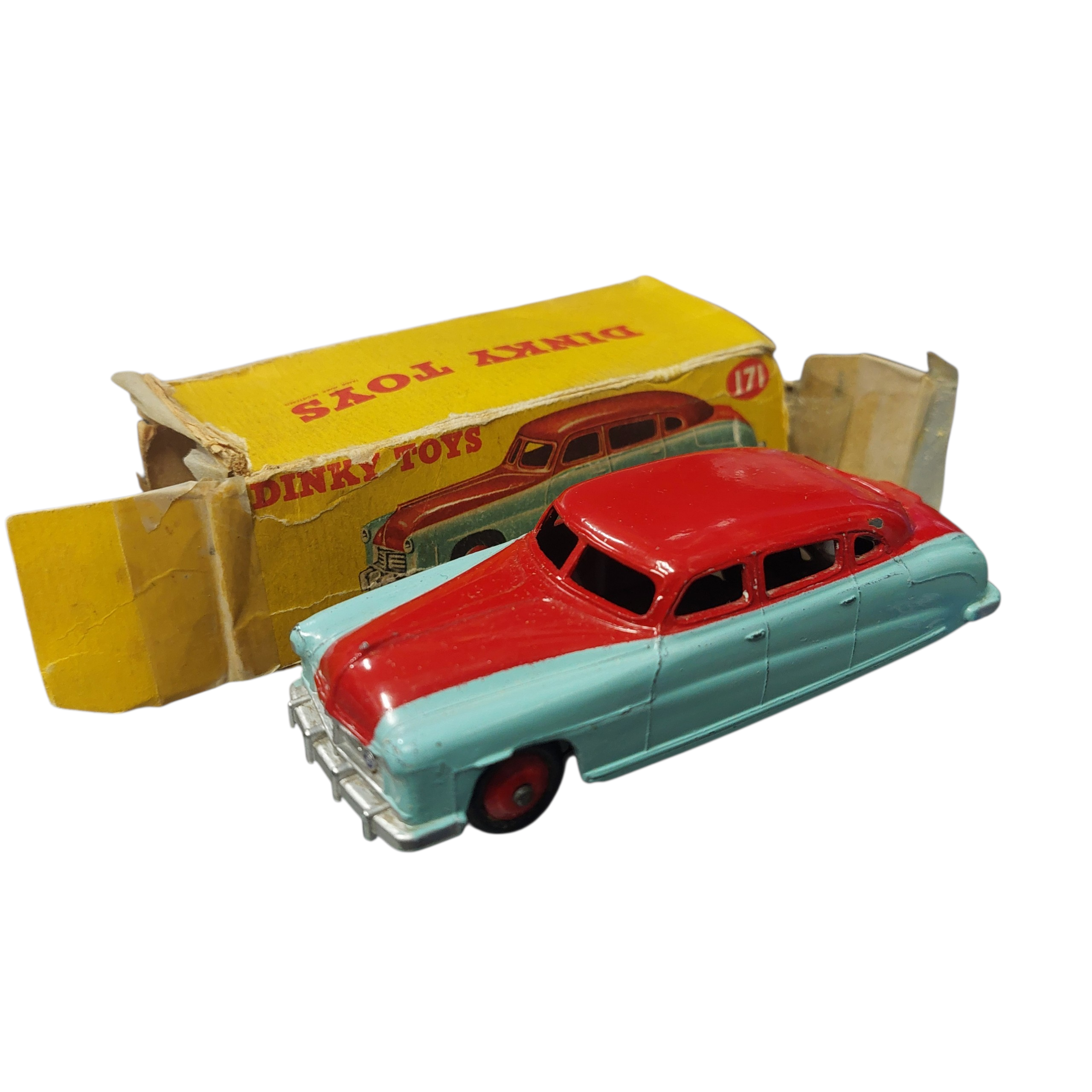 Pre-owned Vintage Dinky Toys 171 Hudson Commodore Sedan Red